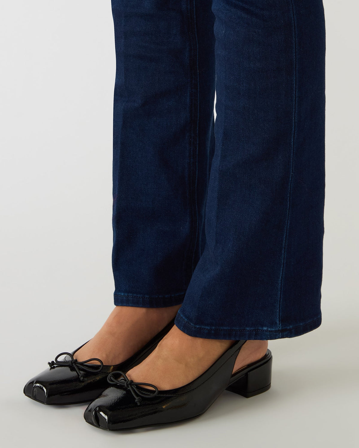 Loved Flat Shoe BLACK CRINKLE PATENT