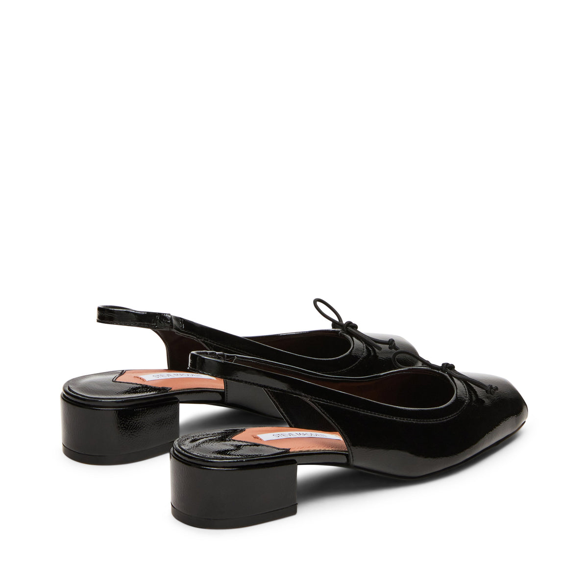 Loved Flat Shoe BLACK CRINKLE PATENT
