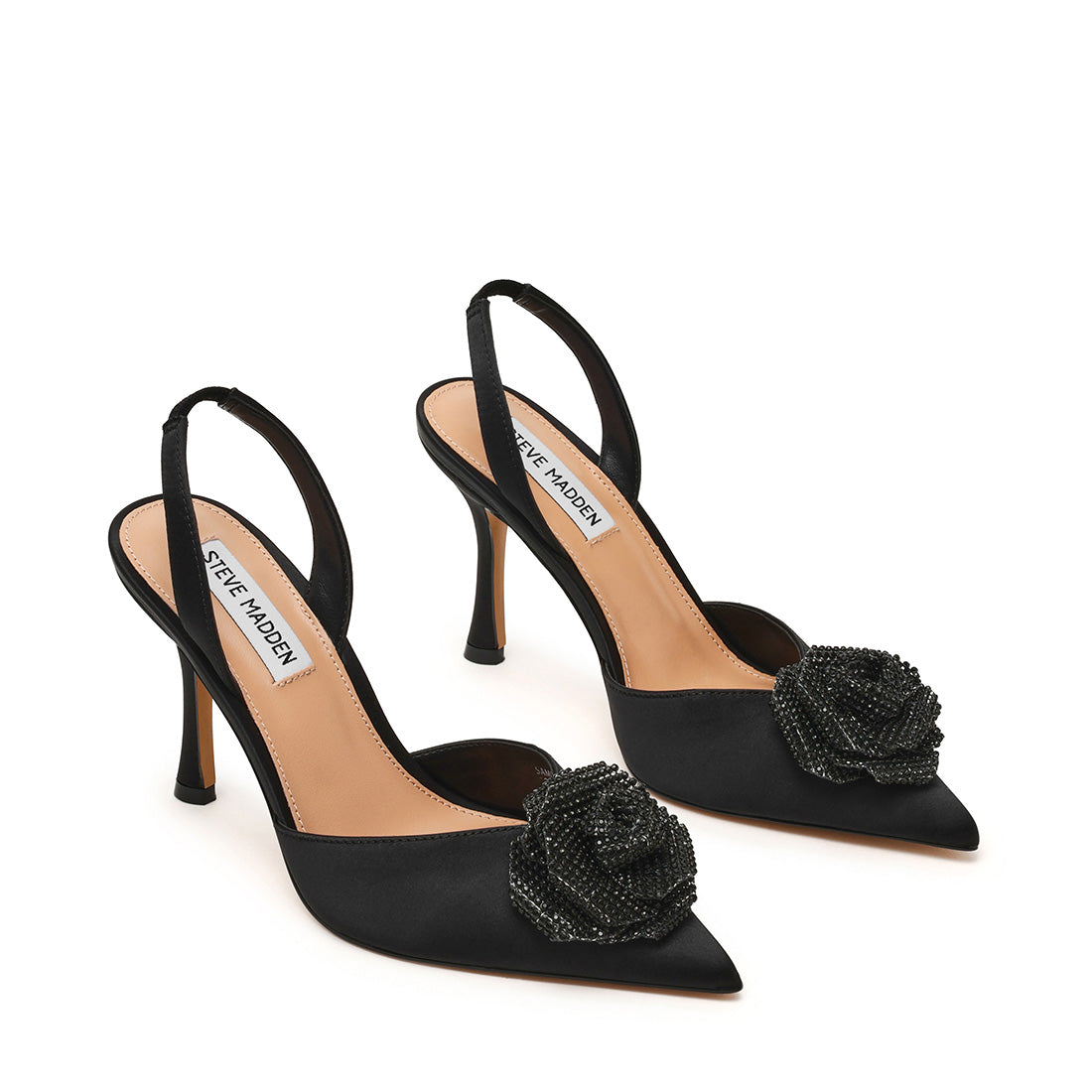 Lysandra Sandal BLACK SATIN
