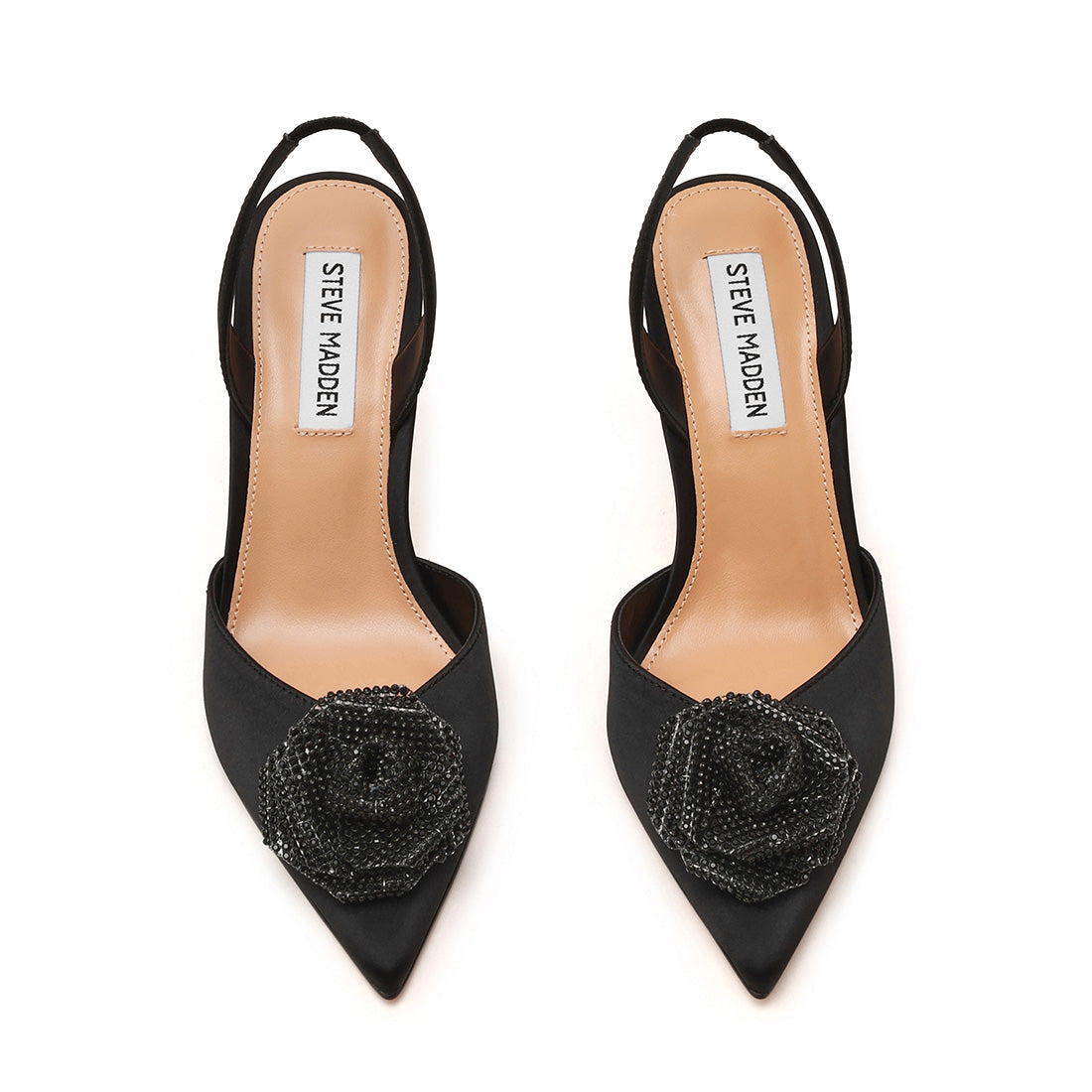 Lysandra Sandal BLACK SATIN