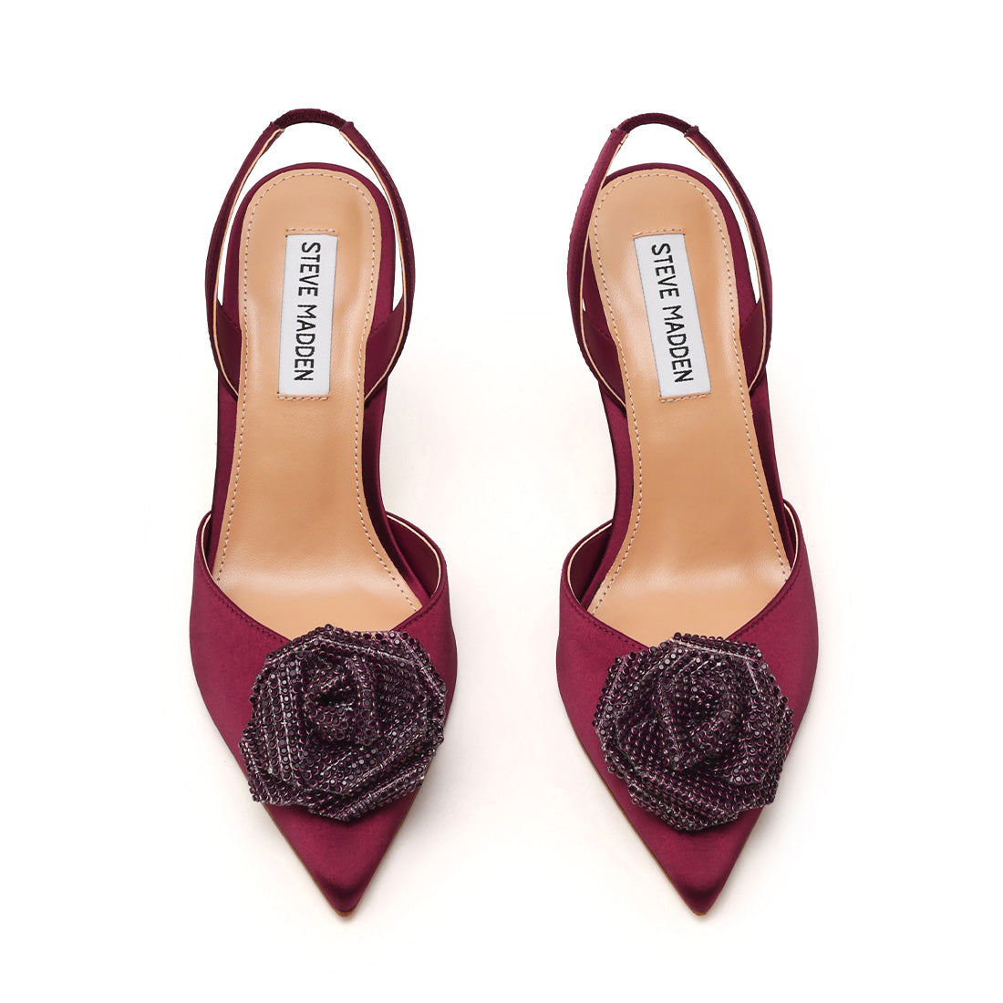 Lysandra Sandal WINE SATIN