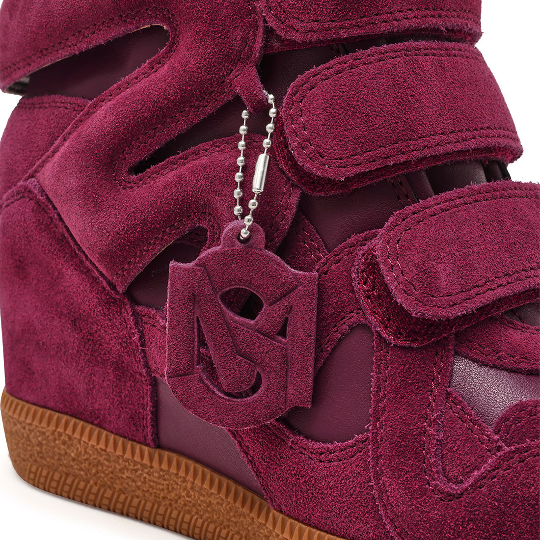 Mavis Sneaker DK CHERRY LACQ SUEDE