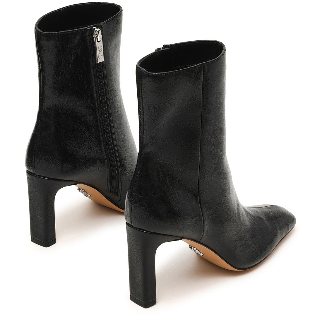 Morph Bootie BLACK CRINKLE PATENT
