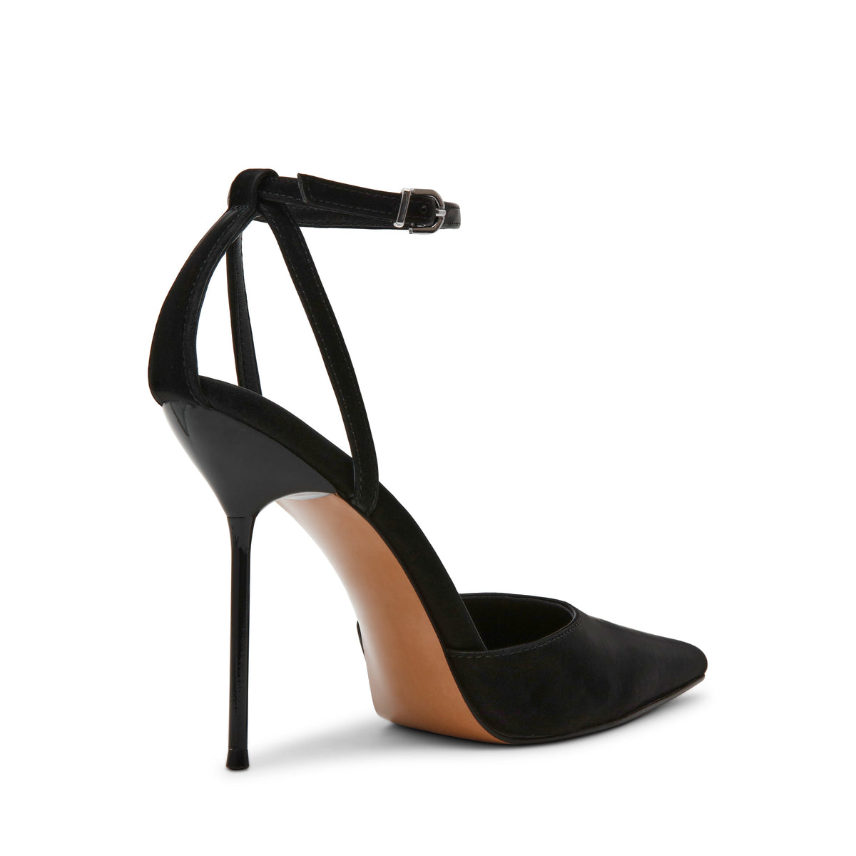 Morrie Sandal BLACK TECHNO SATIN