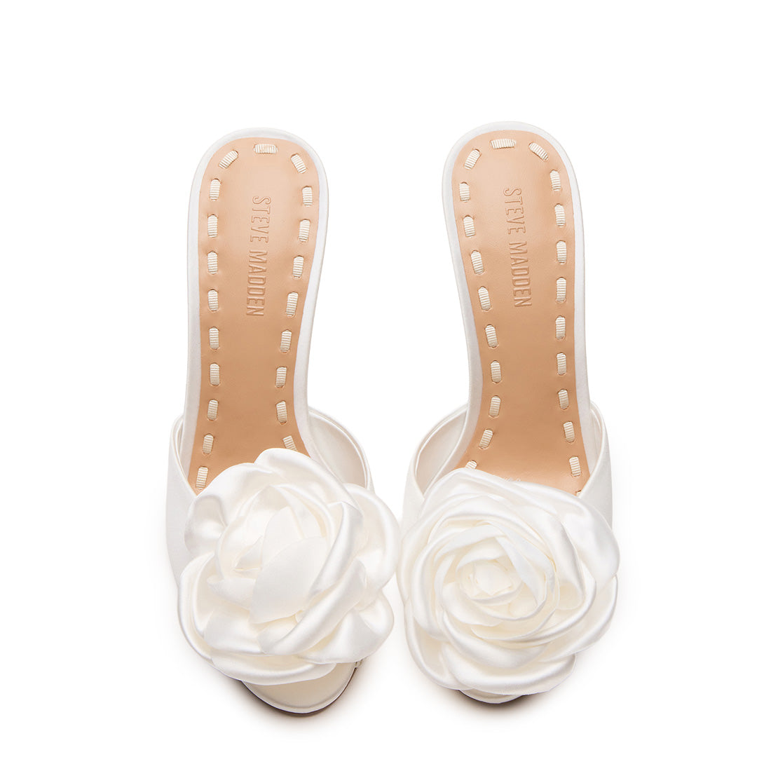 Priya-Flwr Mule IVORY SATIN