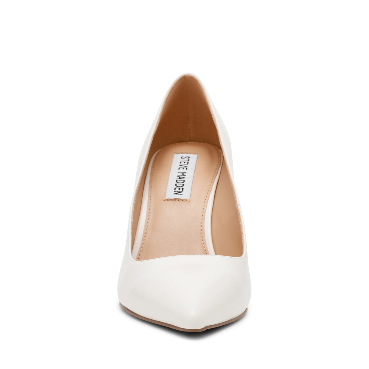 Secured Pump WHITE LEATHER