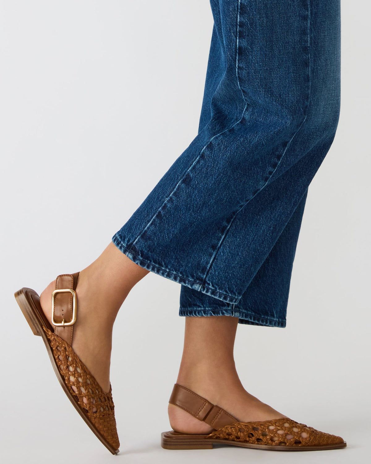 Shay-W Flat Shoe COGNAC