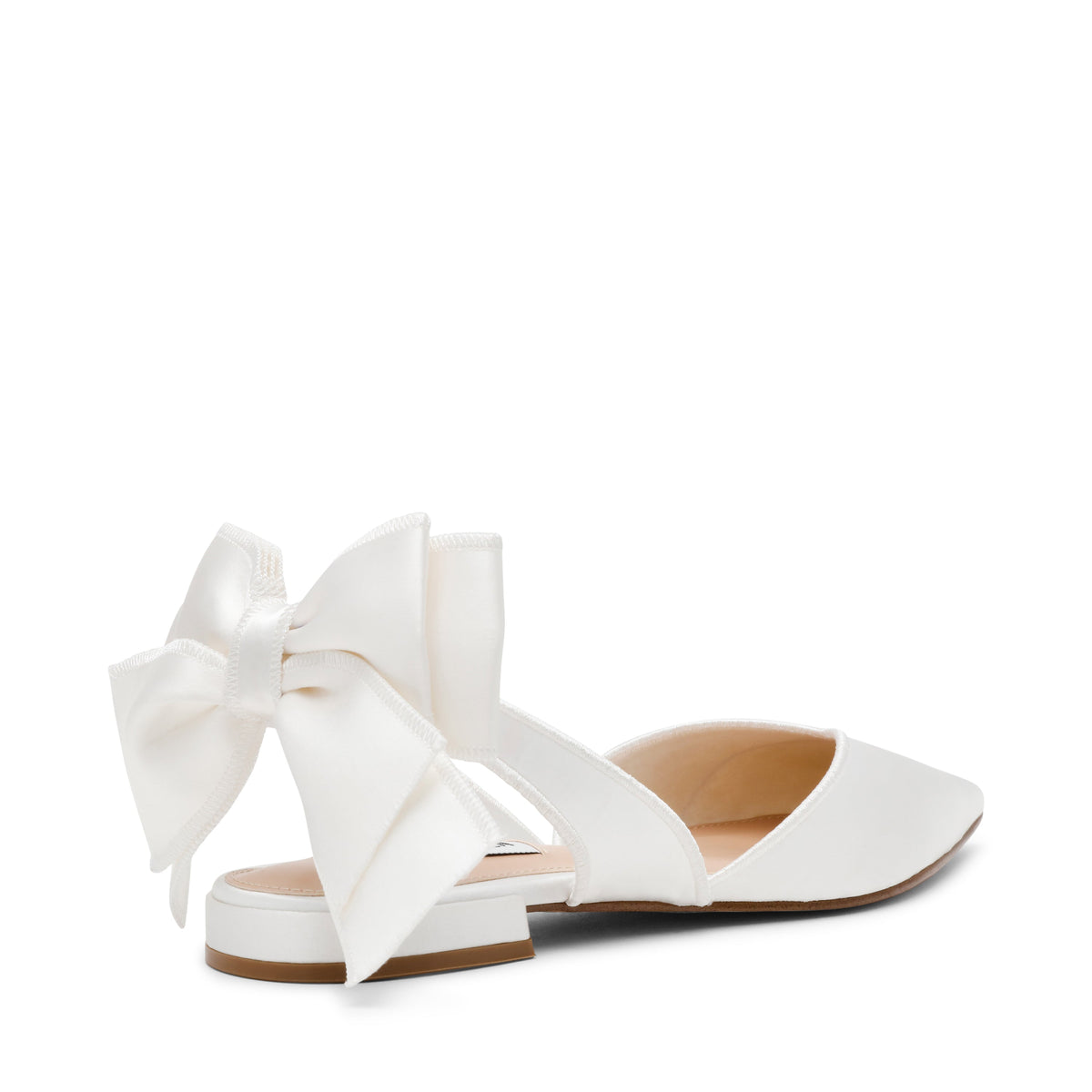 Synthia Flat Shoe IVORY SATIN