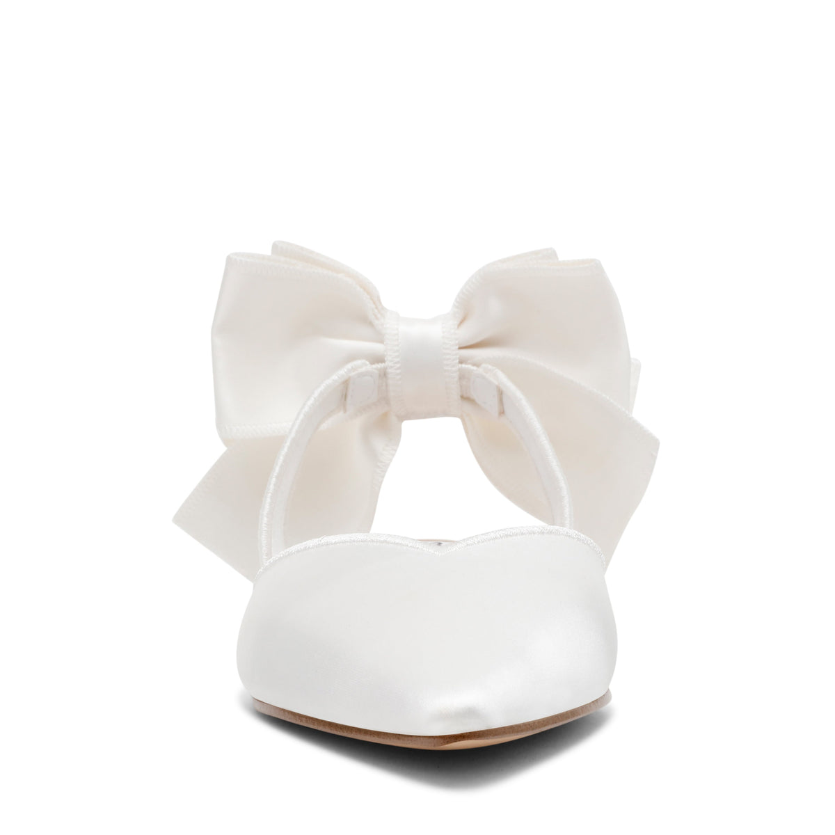 Synthia Flat Shoe IVORY SATIN