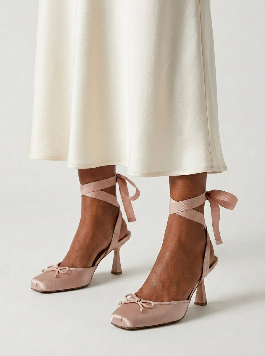 Seyah Sandal BLUSH SATIN
